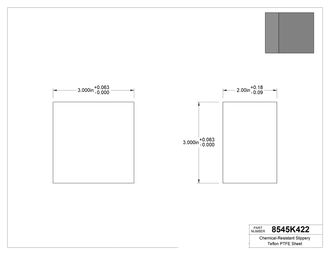 Technical drawing - 8545K422
